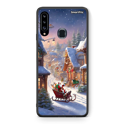 Christmas Snow - Samsung Galaxy A20s θήκη
