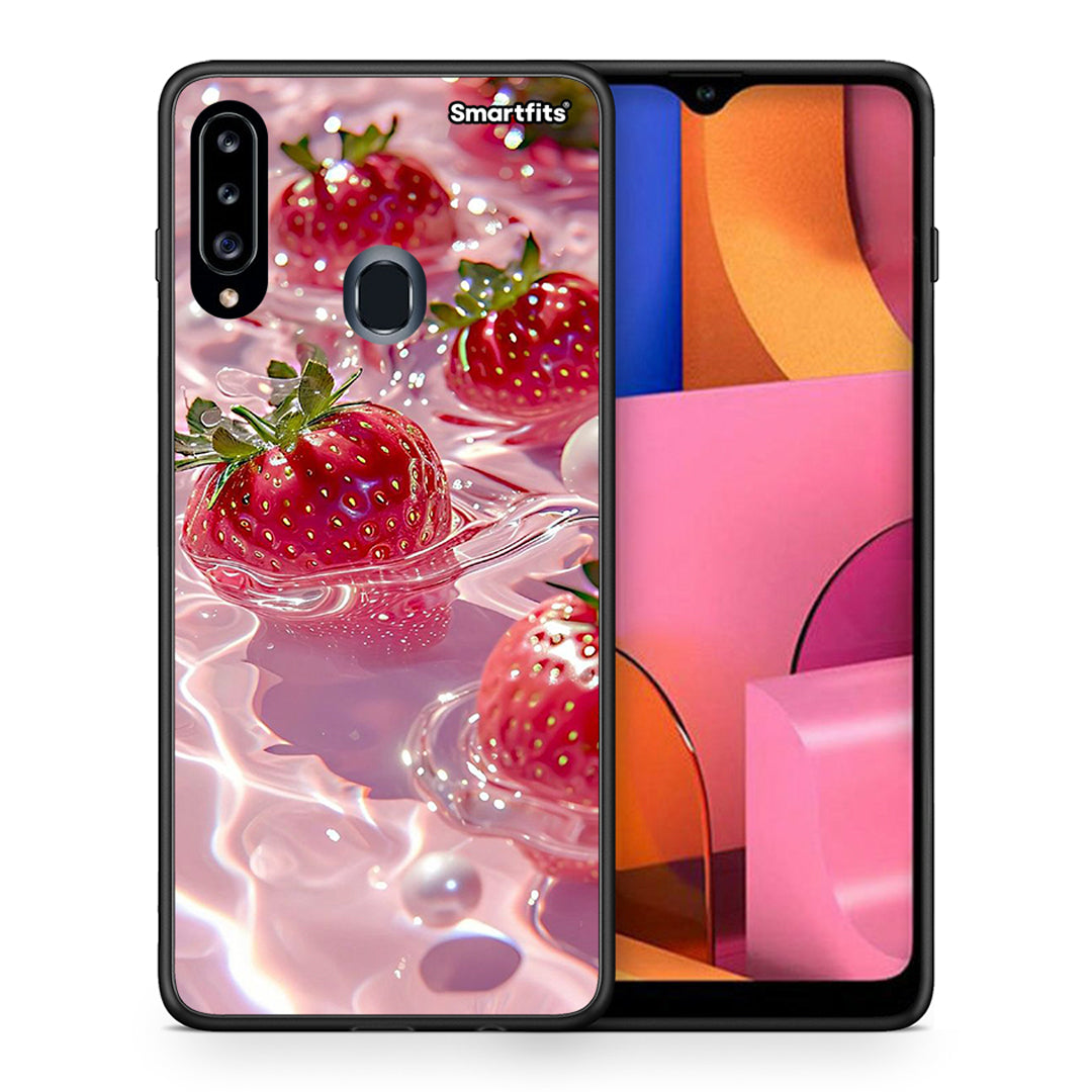 Juicy Strawberries - Samsung Galaxy A20s θήκη