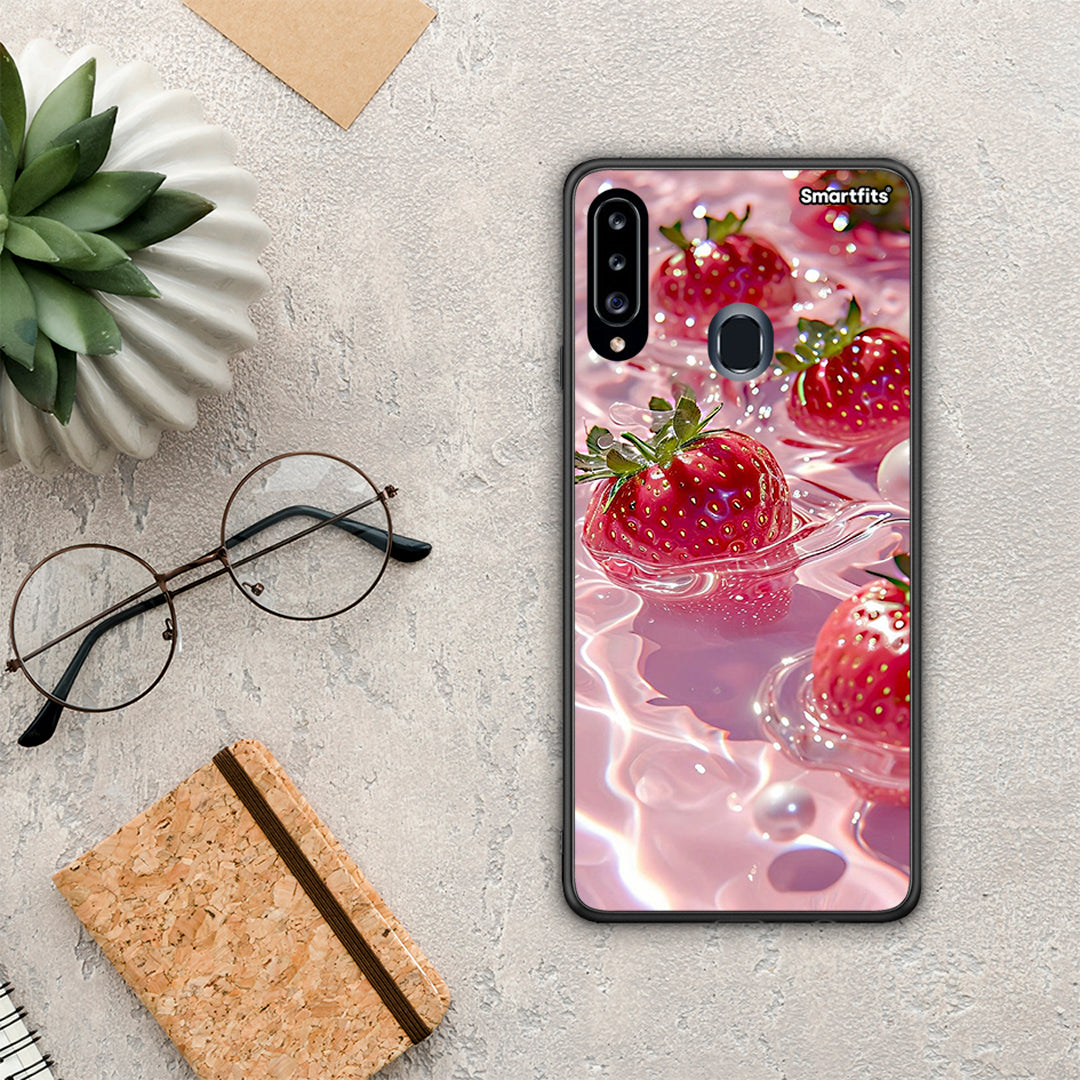 Juicy Strawberries - Samsung Galaxy A20s θήκη