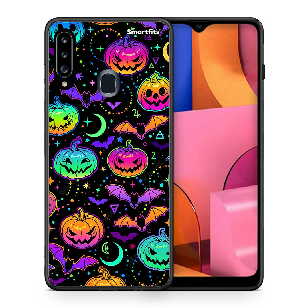 Neon Halloween - Samsung Galaxy A20s θήκη