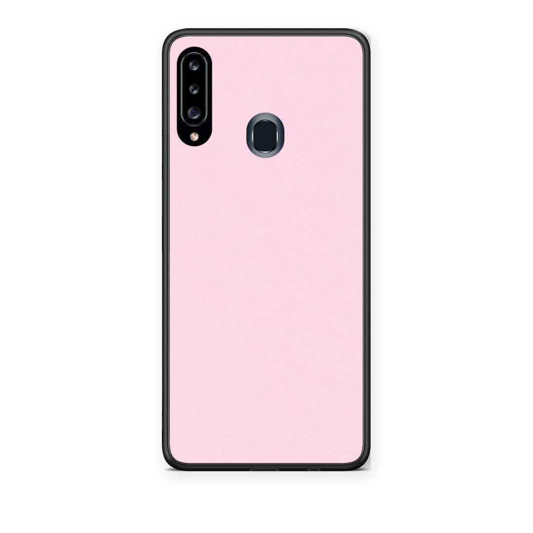 Θήκη Samsung Galaxy A20s Pale Pink από τη Smartfits με σχέδιο στο πίσω μέρος και μαύρο περίβλημα | Samsung Galaxy A20s Pale Pink case with colorful back and black bezels