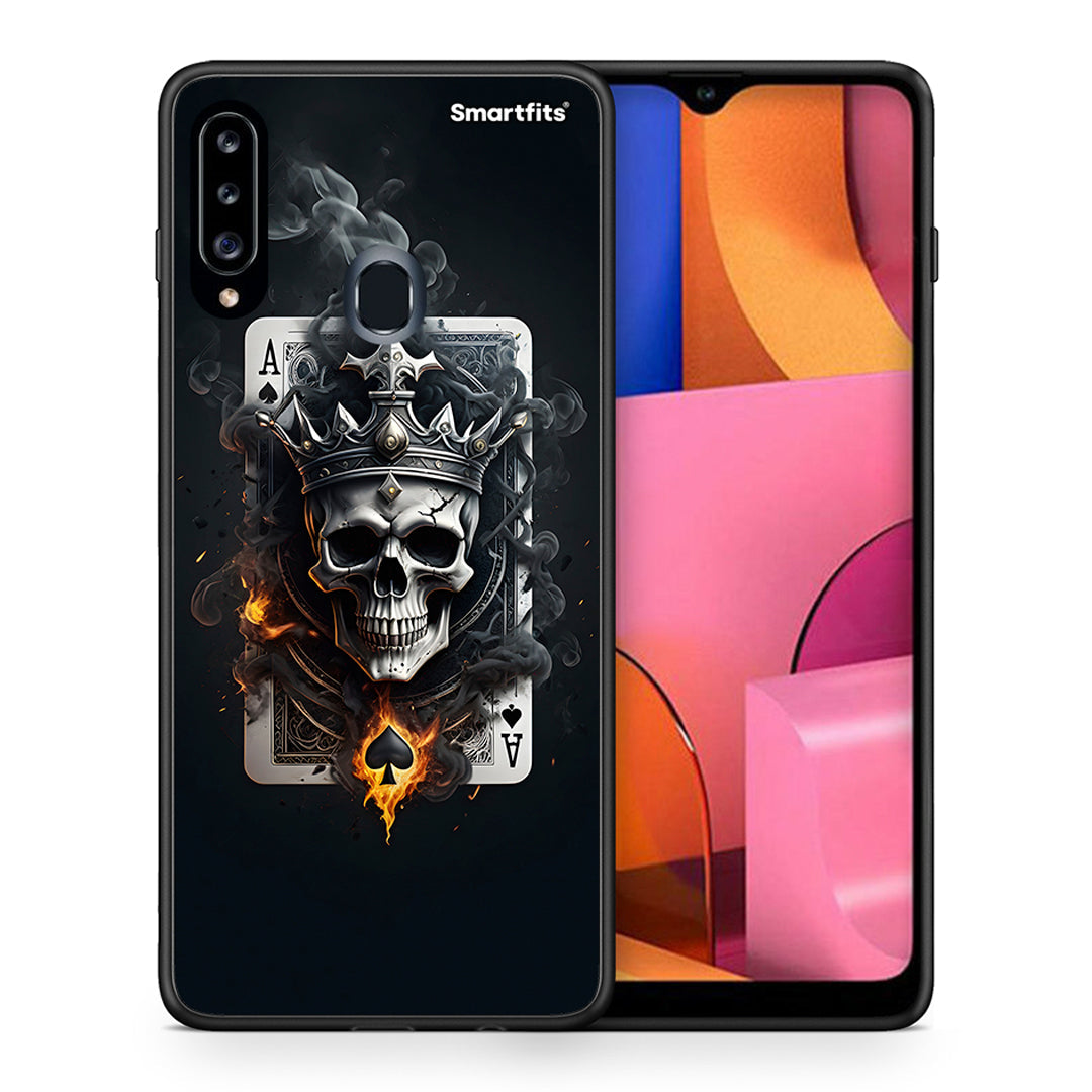 Skull King Ace - Samsung Galaxy A20s θήκη