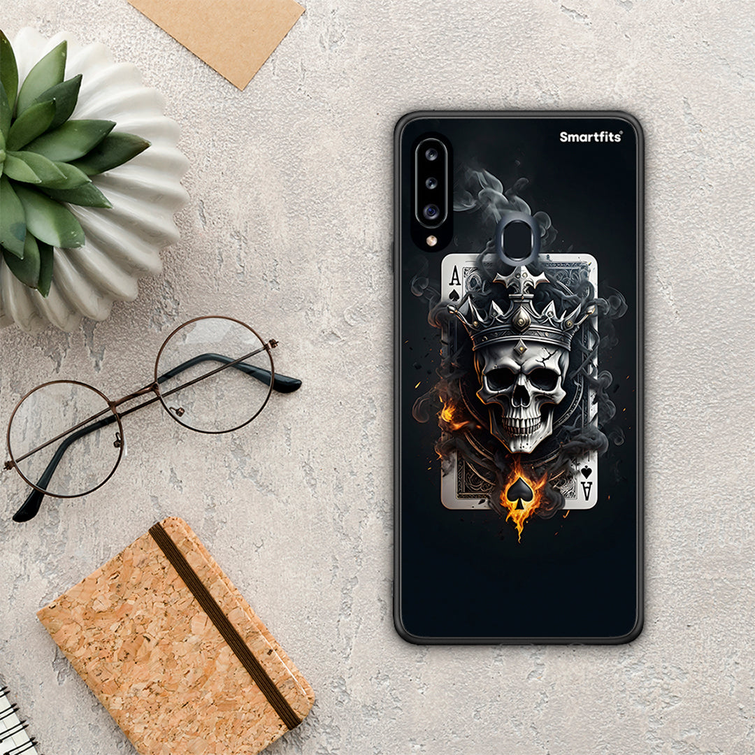 Skull King Ace - Samsung Galaxy A20s θήκη