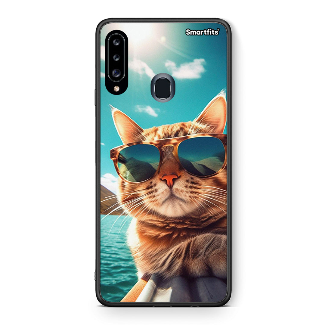 Summer Cat - Samsung Galaxy A20s θήκη