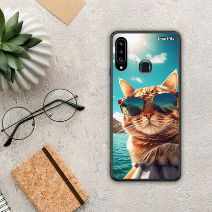 Summer Cat - Samsung Galaxy A20s θήκη