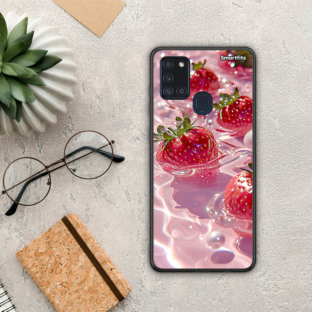 Juicy Strawberries - Samsung Galaxy A21s θήκη