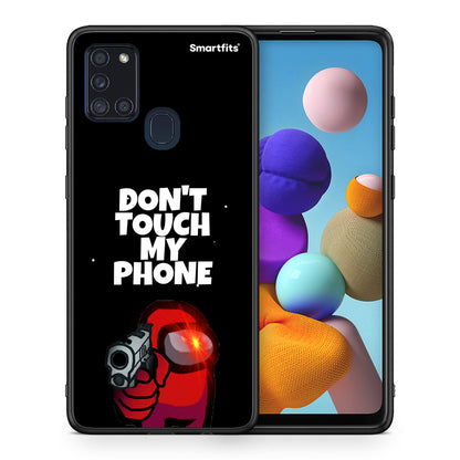 Θήκη Samsung A21s My Phone από τη Smartfits με σχέδιο στο πίσω μέρος και μαύρο περίβλημα | Samsung A21s My Phone case with colorful back and black bezels