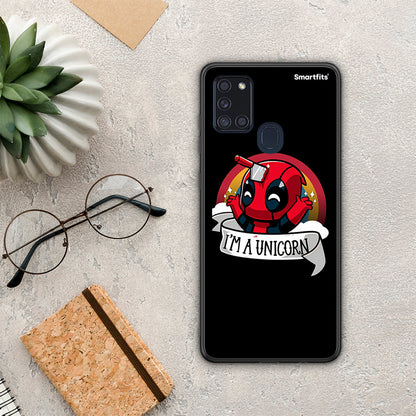 Unicorn Deadpool - Samsung Galaxy A21s θήκη
