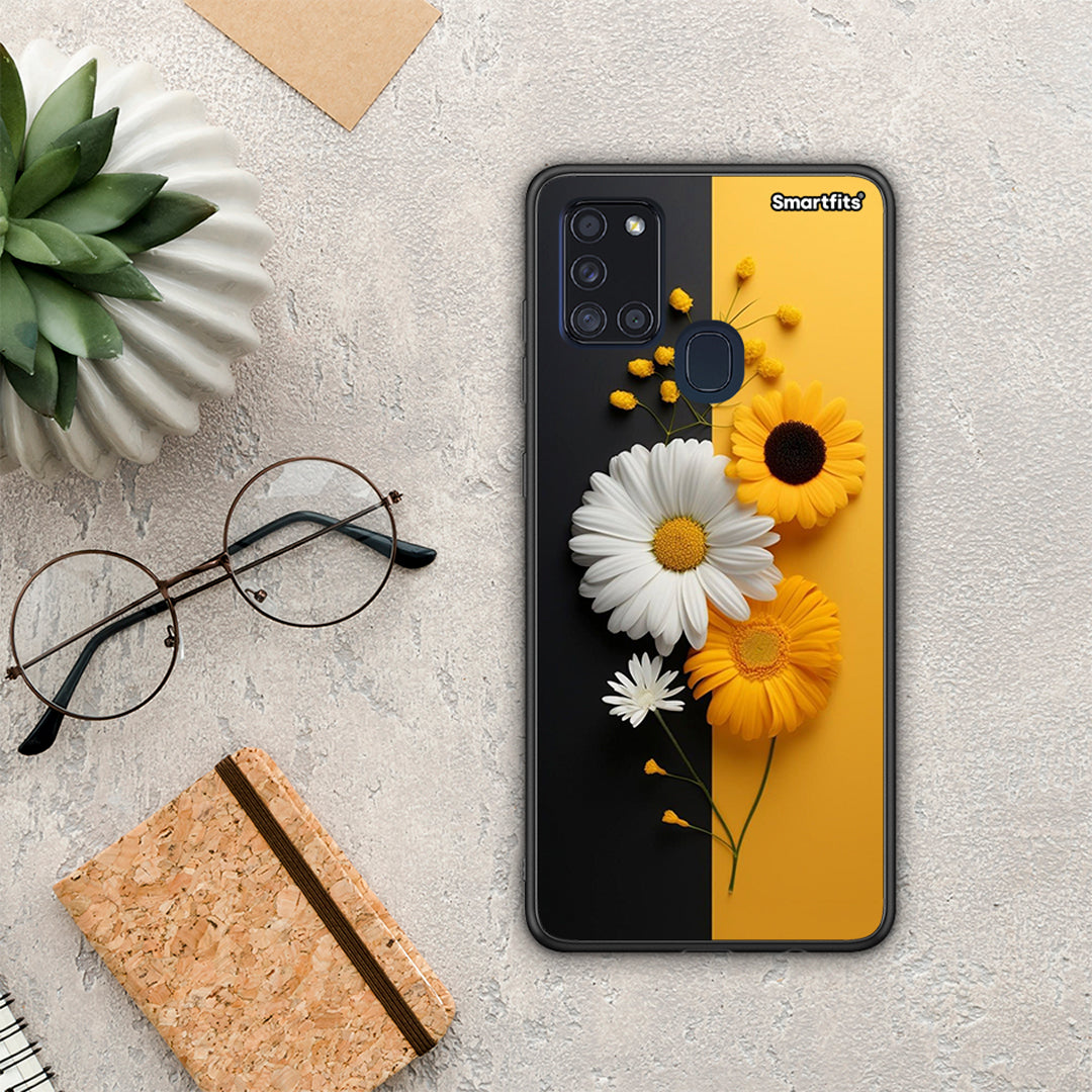 Yellow Daisies - Samsung Galaxy A21s θήκη