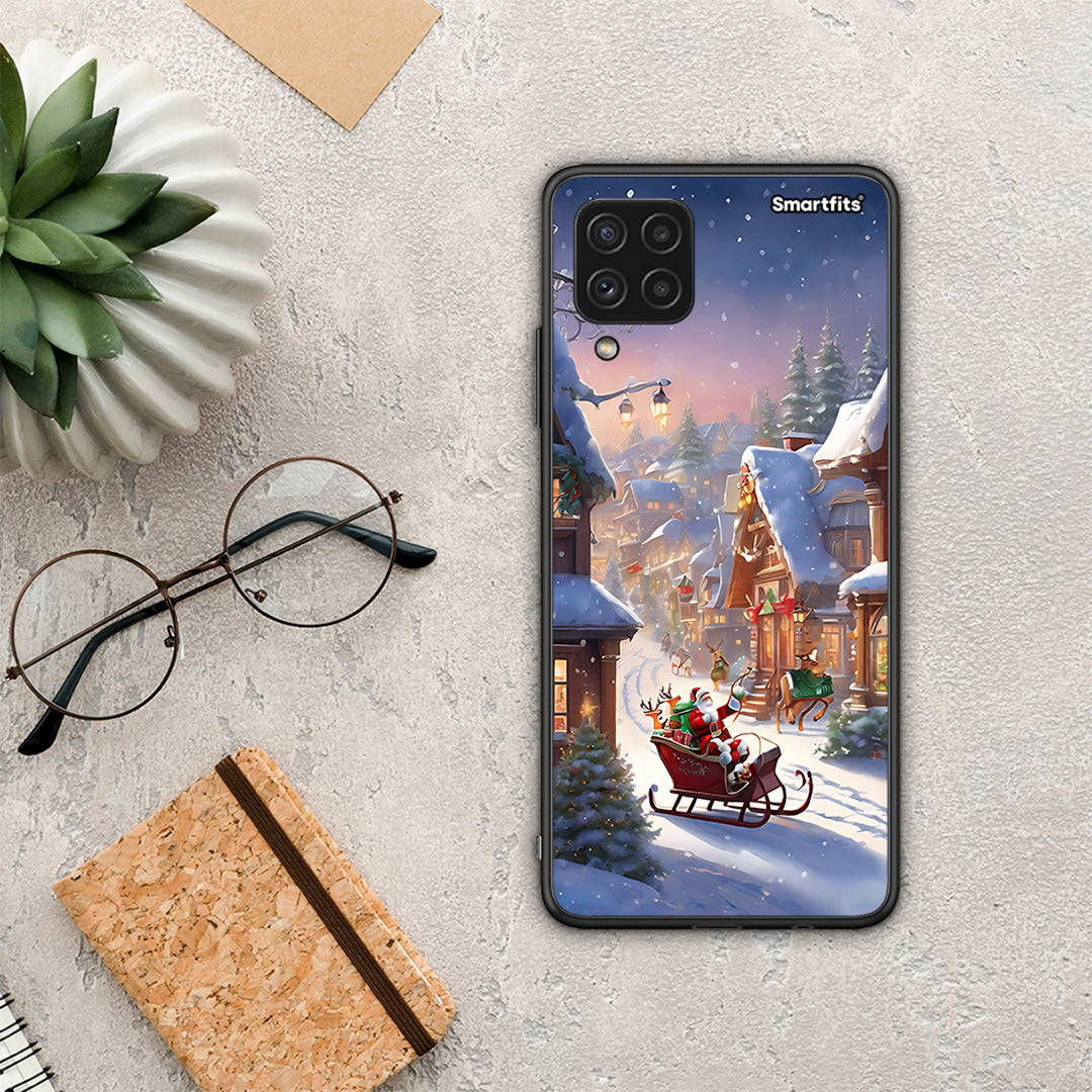 Christmas Snow - Samsung Galaxy A22 4G θήκη