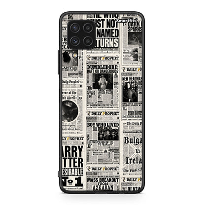 Samsung A22 4G Harry Paper θήκη από τη Smartfits με σχέδιο στο πίσω μέρος και μαύρο περίβλημα | Smartphone case with colorful back and black bezels by Smartfits