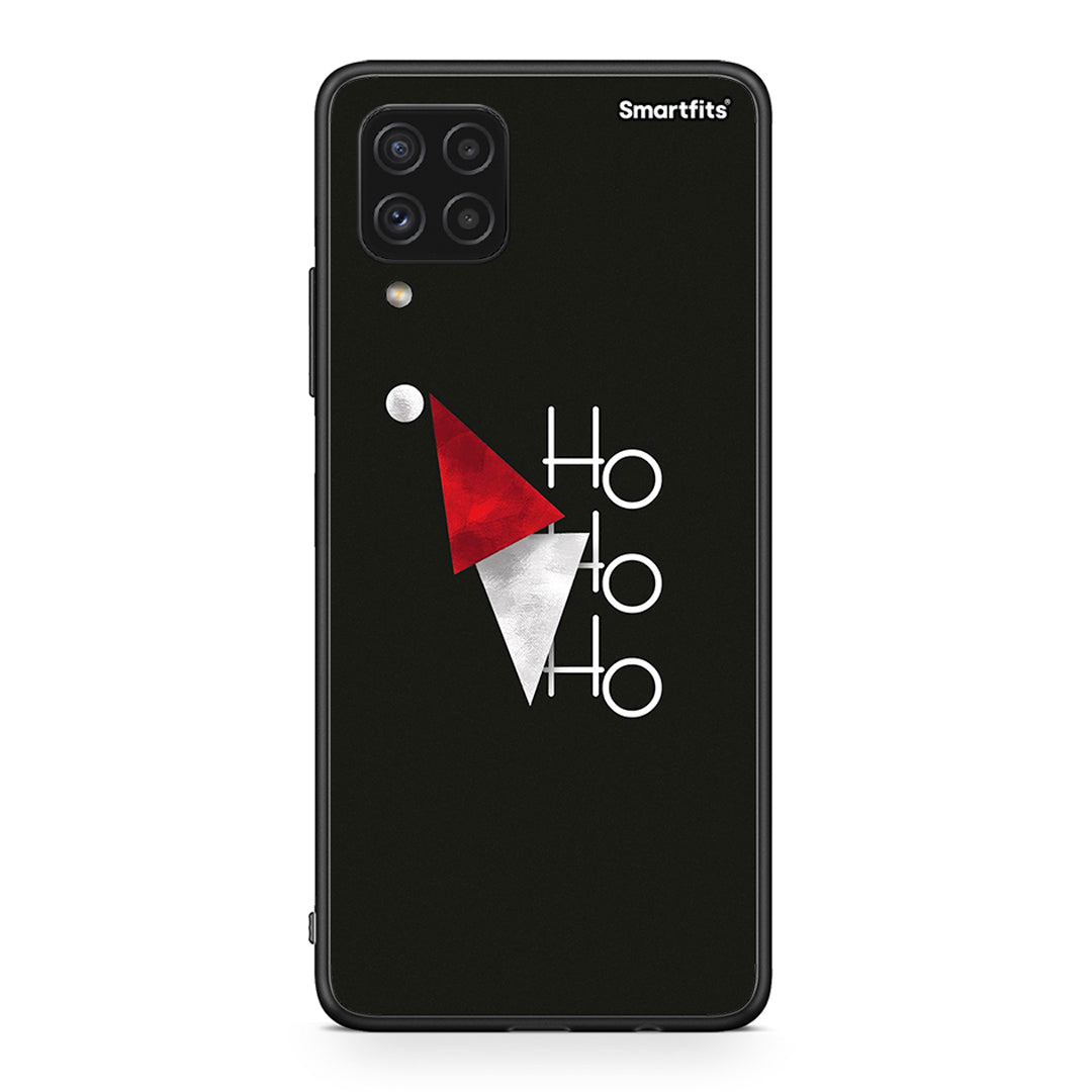 Samsung A22 4G Minimal Christmas θήκη από τη Smartfits με σχέδιο στο πίσω μέρος και μαύρο περίβλημα | Smartphone case with colorful back and black bezels by Smartfits