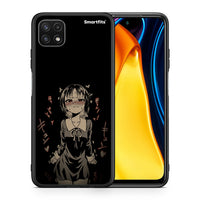 Thumbnail for Θήκη Samsung A22 5G Anime Girl από τη Smartfits με σχέδιο στο πίσω μέρος και μαύρο περίβλημα | Samsung A22 5G Anime Girl case with colorful back and black bezels