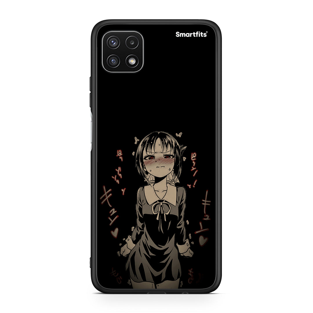 Samsung A22 5G Anime Girl θήκη από τη Smartfits με σχέδιο στο πίσω μέρος και μαύρο περίβλημα | Smartphone case with colorful back and black bezels by Smartfits
