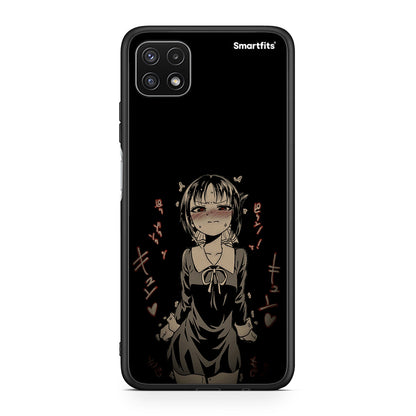 Samsung A22 5G Anime Girl θήκη από τη Smartfits με σχέδιο στο πίσω μέρος και μαύρο περίβλημα | Smartphone case with colorful back and black bezels by Smartfits