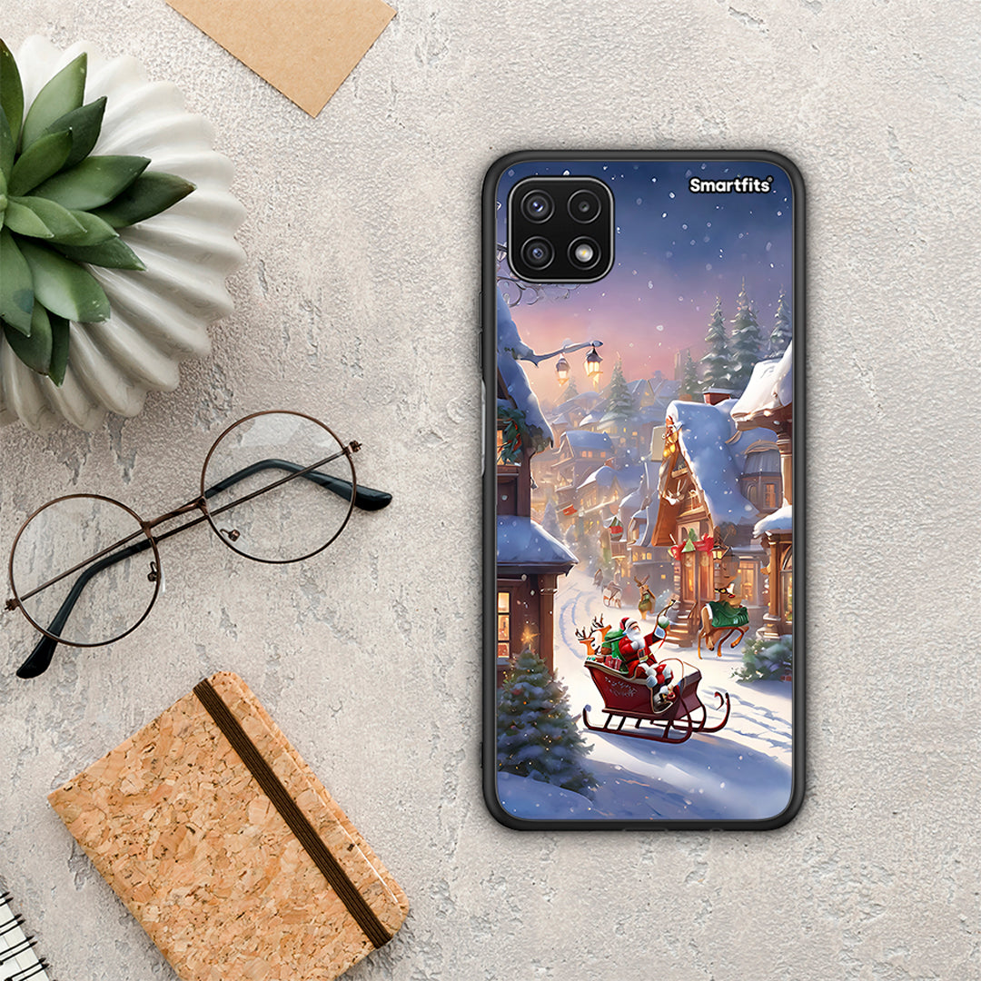 Christmas Snow - Samsung Galaxy A22 5G θήκη