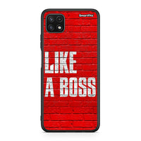 Thumbnail for Samsung A22 5G Like A Boss θήκη από τη Smartfits με σχέδιο στο πίσω μέρος και μαύρο περίβλημα | Smartphone case with colorful back and black bezels by Smartfits