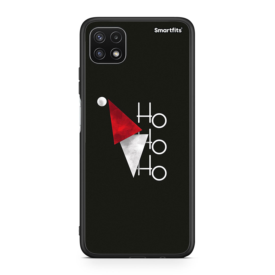 Samsung A22 5G Minimal Christmas θήκη από τη Smartfits με σχέδιο στο πίσω μέρος και μαύρο περίβλημα | Smartphone case with colorful back and black bezels by Smartfits