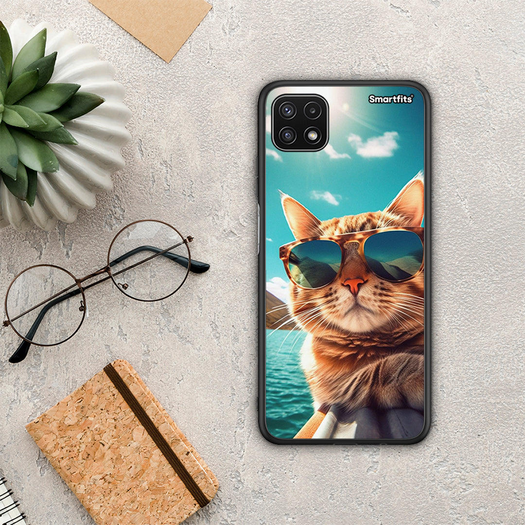 Summer Cat - Samsung Galaxy A22 5G θήκη