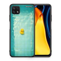 Thumbnail for Θήκη Samsung A22 5G Yellow Duck από τη Smartfits με σχέδιο στο πίσω μέρος και μαύρο περίβλημα | Samsung A22 5G Yellow Duck case with colorful back and black bezels