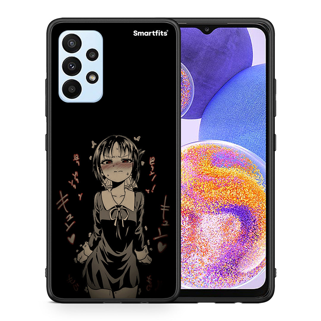 Θήκη Samsung A23 Anime Girl από τη Smartfits με σχέδιο στο πίσω μέρος και μαύρο περίβλημα | Samsung A23 Anime Girl case with colorful back and black bezels