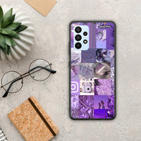 Thumbnail for Purple Aesthetic Collage - Samsung Galaxy A23 θήκη