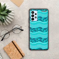 Thumbnail for Swimming Dolphins - Samsung Galaxy A23 θήκη