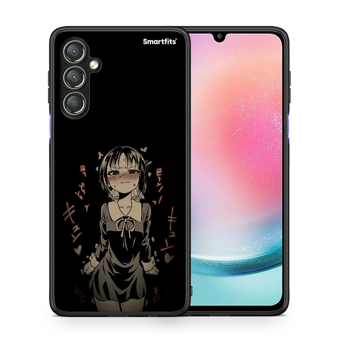 Θήκη Samsung Galaxy A24 4G Anime Girl από τη Smartfits με σχέδιο στο πίσω μέρος και μαύρο περίβλημα | Samsung Galaxy A24 4G Anime Girl Case with Colorful Back and Black Bezels