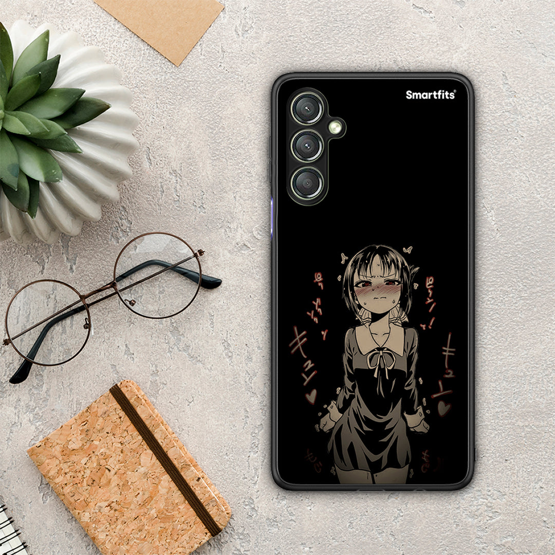 Θήκη Samsung Galaxy A24 4G Anime Girl από τη Smartfits με σχέδιο στο πίσω μέρος και μαύρο περίβλημα | Samsung Galaxy A24 4G Anime Girl Case with Colorful Back and Black Bezels