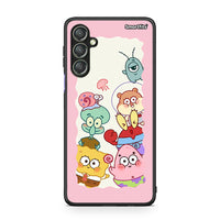 Thumbnail for Θήκη Samsung Galaxy A24 4G Cute Companion από τη Smartfits με σχέδιο στο πίσω μέρος και μαύρο περίβλημα | Samsung Galaxy A24 4G Cute Companion Case with Colorful Back and Black Bezels