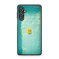 Thumbnail for Θήκη Samsung Galaxy A24 4G Yellow Duck από τη Smartfits με σχέδιο στο πίσω μέρος και μαύρο περίβλημα | Samsung Galaxy A24 4G Yellow Duck Case with Colorful Back and Black Bezels