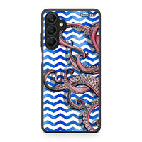 Thumbnail for Samsung Galaxy A25 5G Chevron Devilfish θήκη από τη Smartfits με σχέδιο στο πίσω μέρος και μαύρο περίβλημα | Smartphone case with colorful back and black bezels by Smartfits