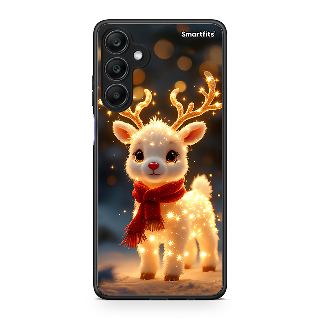 Samsung Galaxy A25 5G Christmas Cutie θήκη από τη Smartfits με σχέδιο στο πίσω μέρος και μαύρο περίβλημα | Smartphone case with colorful back and black bezels by Smartfits
