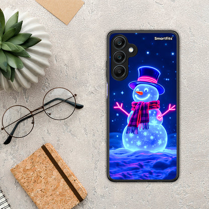 Christmas Neon Snowman - Samsung Galaxy A25 5G θήκη