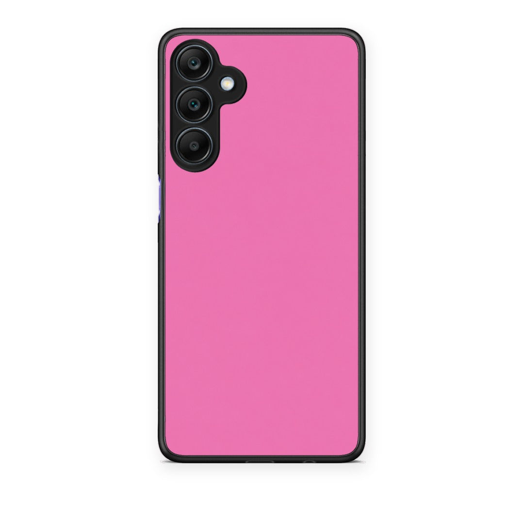 Θήκη Samsung Galaxy A25 5G Rose Pink από τη Smartfits με σχέδιο στο πίσω μέρος και μαύρο περίβλημα | Samsung Galaxy A25 5G Rose Pink case with colorful back and black bezels