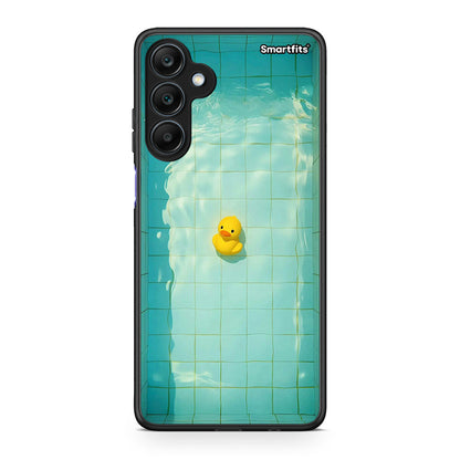 Samsung Galaxy A25 5G Yellow Duck θήκη από τη Smartfits με σχέδιο στο πίσω μέρος και μαύρο περίβλημα | Smartphone case with colorful back and black bezels by Smartfits