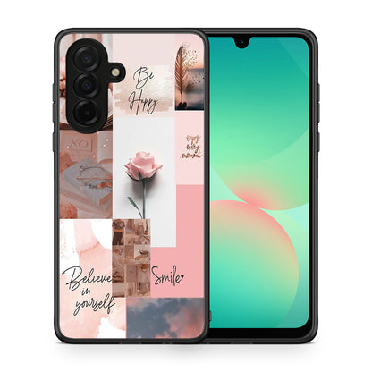 Θήκη Samsung Galaxy A26 5G Aesthetic Collage από τη Smartfits με σχέδιο στο πίσω μέρος και μαύρο περίβλημα | Samsung Galaxy A26 5G Aesthetic Collage case with colorful back and black bezels