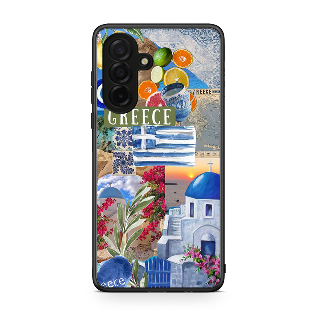 Samsung Galaxy A26 5G All Greek Θήκη από τη Smartfits με σχέδιο στο πίσω μέρος και μαύρο περίβλημα | Smartphone case with colorful back and black bezels by Smartfits