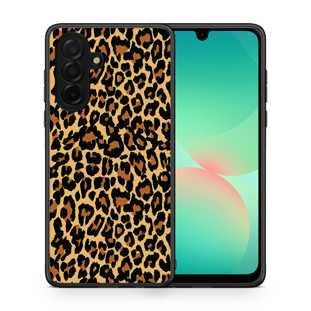 Θήκη Samsung Galaxy A26 5G Leopard Animal από τη Smartfits με σχέδιο στο πίσω μέρος και μαύρο περίβλημα | Samsung Galaxy A26 5G Leopard Animal case with colorful back and black bezels