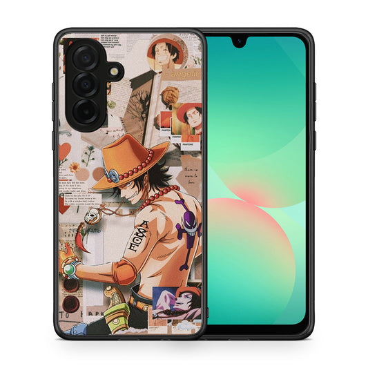 Θήκη Samsung Galaxy A26 5G Anime Collage από τη Smartfits με σχέδιο στο πίσω μέρος και μαύρο περίβλημα | Samsung Galaxy A26 5G Anime Collage case with colorful back and black bezels