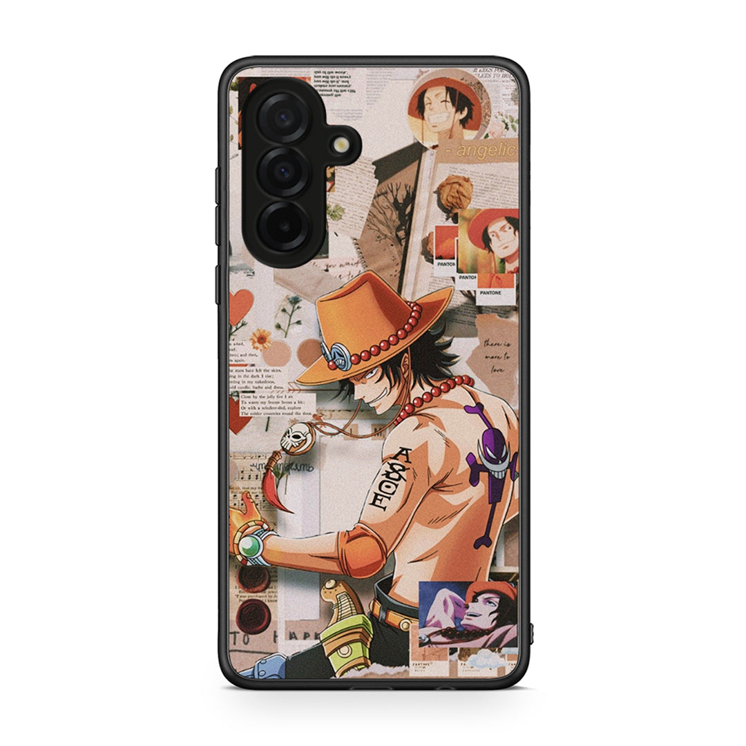 Samsung Galaxy A26 5G Anime Collage θήκη από τη Smartfits με σχέδιο στο πίσω μέρος και μαύρο περίβλημα | Smartphone case with colorful back and black bezels by Smartfits