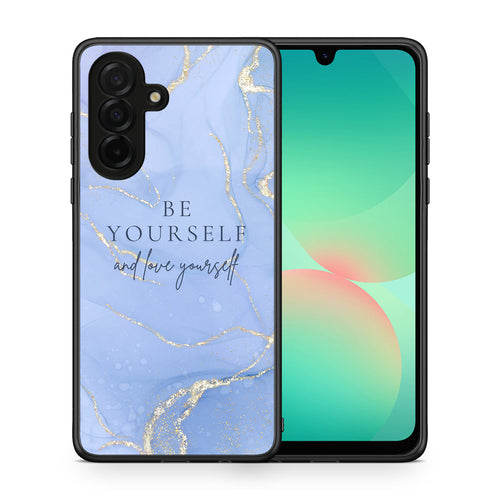 Θήκη Samsung Galaxy A26 5G Be Yourself από τη Smartfits με σχέδιο στο πίσω μέρος και μαύρο περίβλημα | Samsung Galaxy A26 5G Be Yourself case with colorful back and black bezels