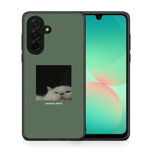 Θήκη Samsung Galaxy A26 5G Bitch Surprise από τη Smartfits με σχέδιο στο πίσω μέρος και μαύρο περίβλημα | Samsung Galaxy A26 5G Bitch Surprise case with colorful back and black bezels