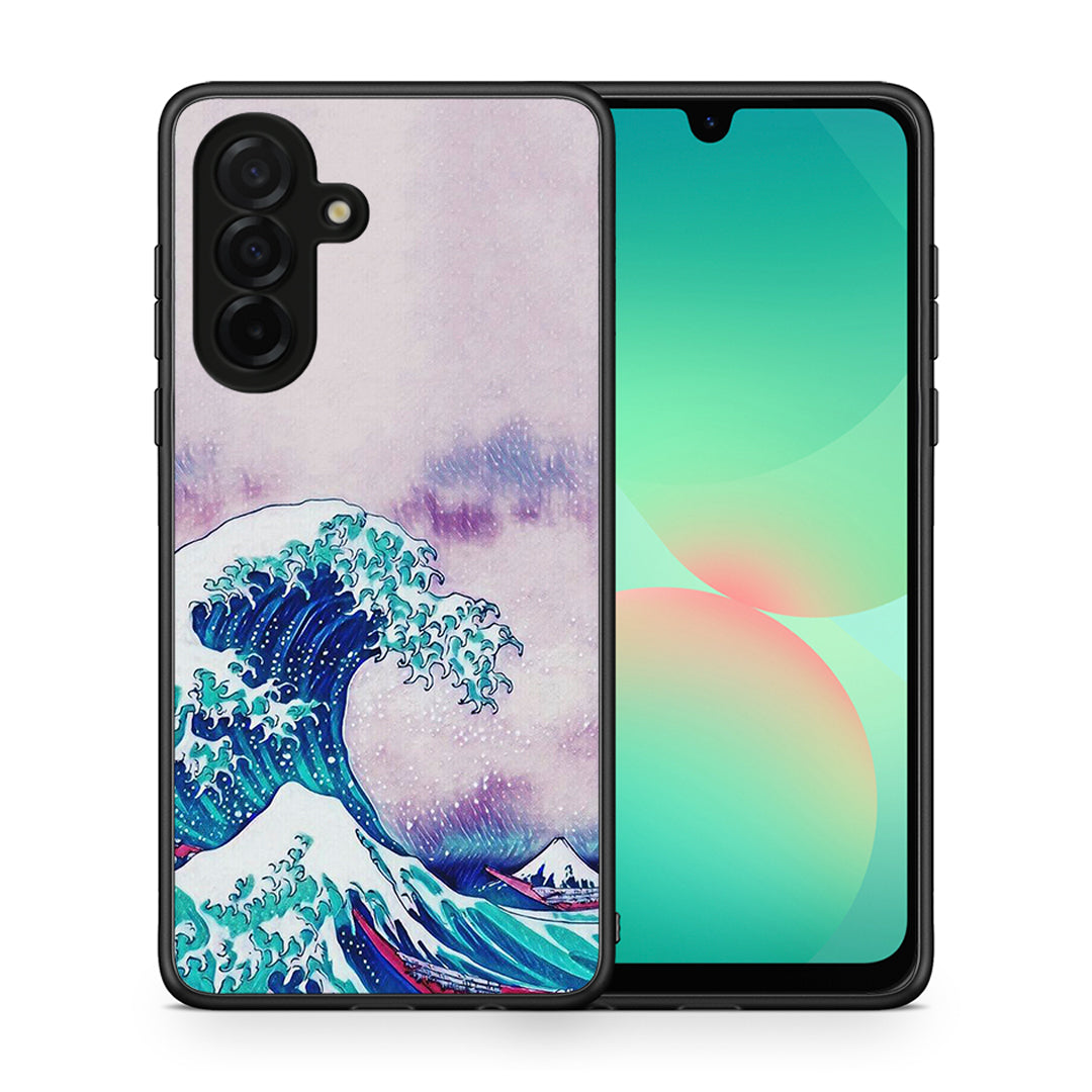 Θήκη Samsung Galaxy A26 5G Blue Waves από τη Smartfits με σχέδιο στο πίσω μέρος και μαύρο περίβλημα | Samsung Galaxy A26 5G Blue Waves case with colorful back and black bezels