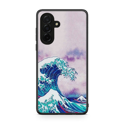 Samsung Galaxy A26 5G Blue Waves θήκη από τη Smartfits με σχέδιο στο πίσω μέρος και μαύρο περίβλημα | Smartphone case with colorful back and black bezels by Smartfits