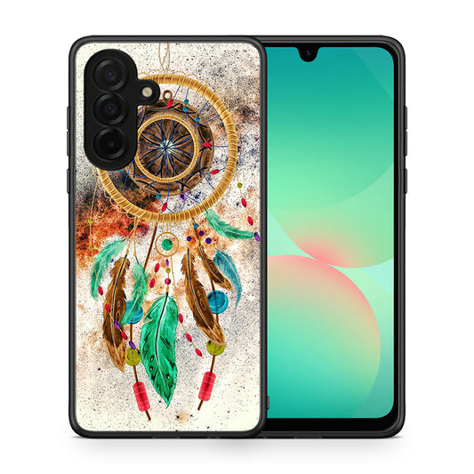 Θήκη Samsung Galaxy A26 5G DreamCatcher Boho από τη Smartfits με σχέδιο στο πίσω μέρος και μαύρο περίβλημα | Samsung Galaxy A26 5G DreamCatcher Boho case with colorful back and black bezels