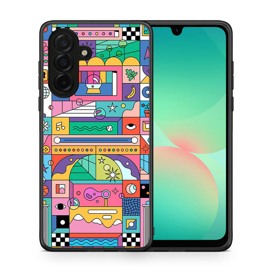 Θήκη Samsung Galaxy A26 5G Bubbles Soap από τη Smartfits με σχέδιο στο πίσω μέρος και μαύρο περίβλημα | Samsung Galaxy A26 5G Bubbles Soap case with colorful back and black bezels