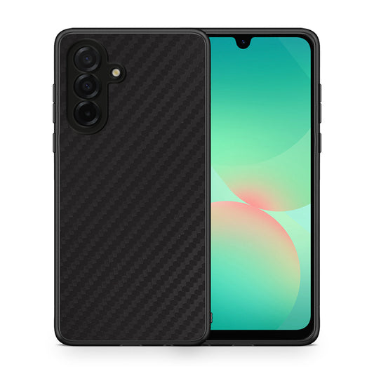 Θήκη Samsung Galaxy A26 5G Carbon Black από τη Smartfits με σχέδιο στο πίσω μέρος και μαύρο περίβλημα | Samsung Galaxy A26 5G Carbon Black case with colorful back and black bezels