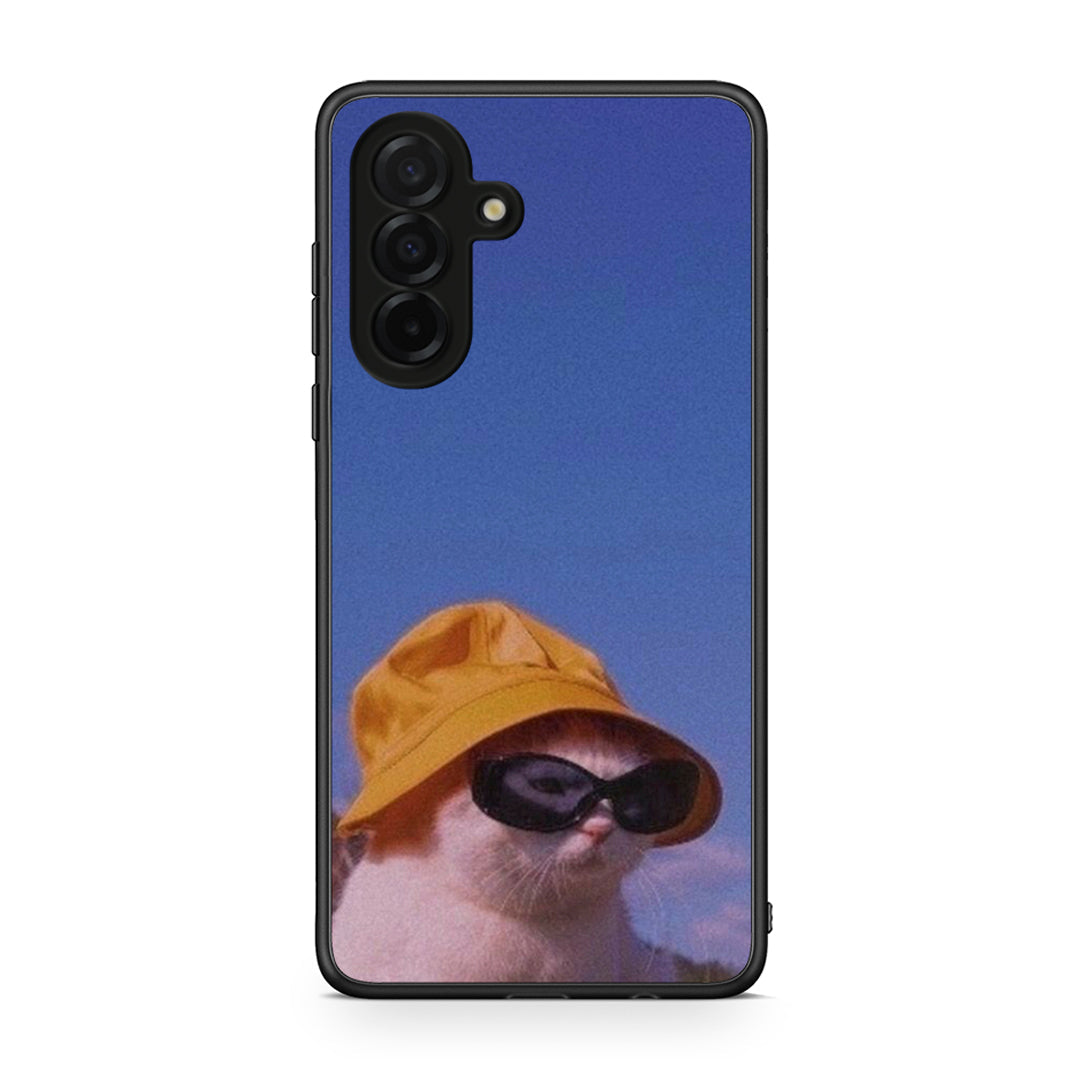 Samsung Galaxy A26 5G Cat Diva θήκη από τη Smartfits με σχέδιο στο πίσω μέρος και μαύρο περίβλημα | Smartphone case with colorful back and black bezels by Smartfits