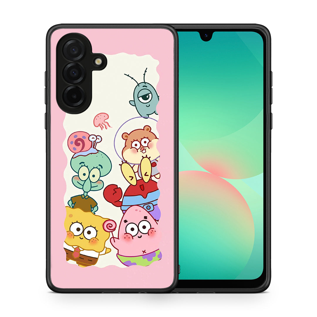 Θήκη Samsung Galaxy A26 5G Cute Companion από τη Smartfits με σχέδιο στο πίσω μέρος και μαύρο περίβλημα | Samsung Galaxy A26 5G Cute Companion case with colorful back and black bezels